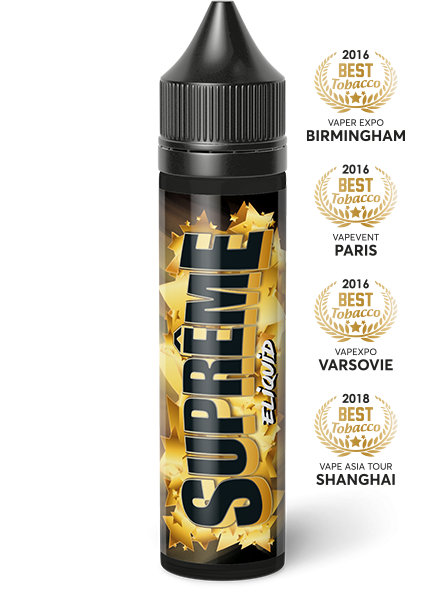 E liquide Suprême 50 ml Eliquid France, e liquide saveurs classic, cookie  et coco